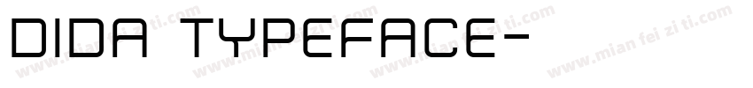 DIDA TYPEFACE字体转换